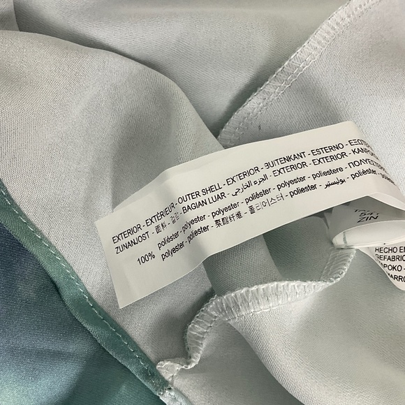 Zara Mint Green Satin One-Shoulder Midi Dress - Picture 10 of 12